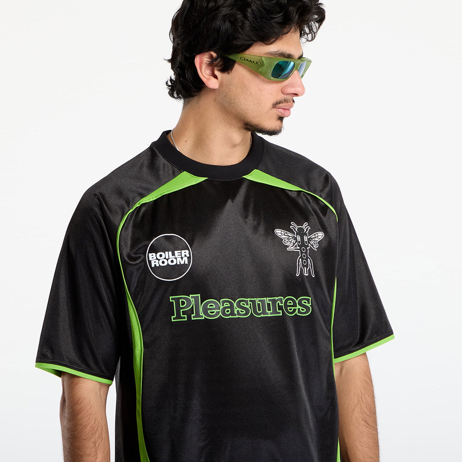 Dres Pleasures PLEASURES BOILER ROOM Soccer Jersey Crna | P25F005-BLACK, 1