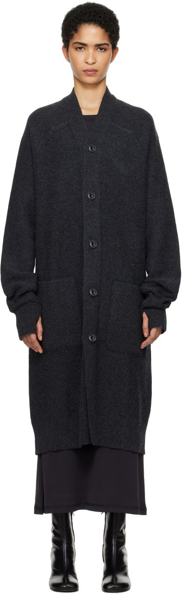 Džemper LEMAIRE Long Knit Cardigan Siva | TO1256 LK1026, 0