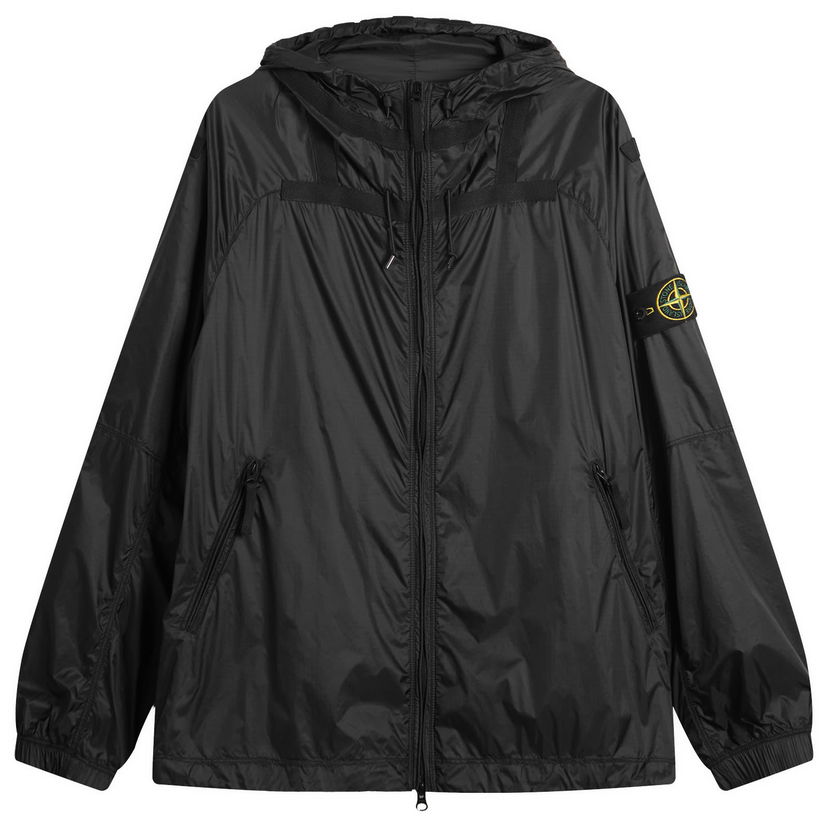 Jakna Stone Island Ripstop Light Nylon Hooded Jacket, Size XX-Large Crna | K2S15Q100008-V0062
