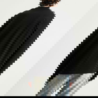 Majica kratkih rukava Jacquemus Jacquemus Grosgrain Logo Long Sleeve T-Shirt, Size Large Crna | 25HTSM00570AJ00226-990, 3