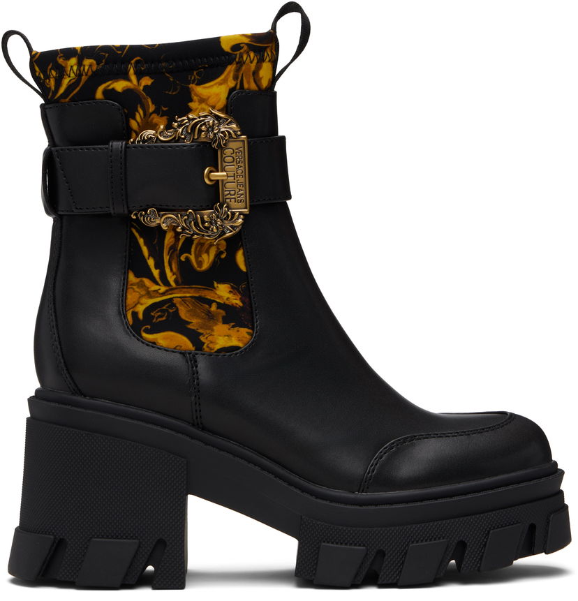 Tenisice i cipele Versace Versace Jeans Couture Sophie Chain Chelsea Boots Crna | E79VA3S84_EZS867