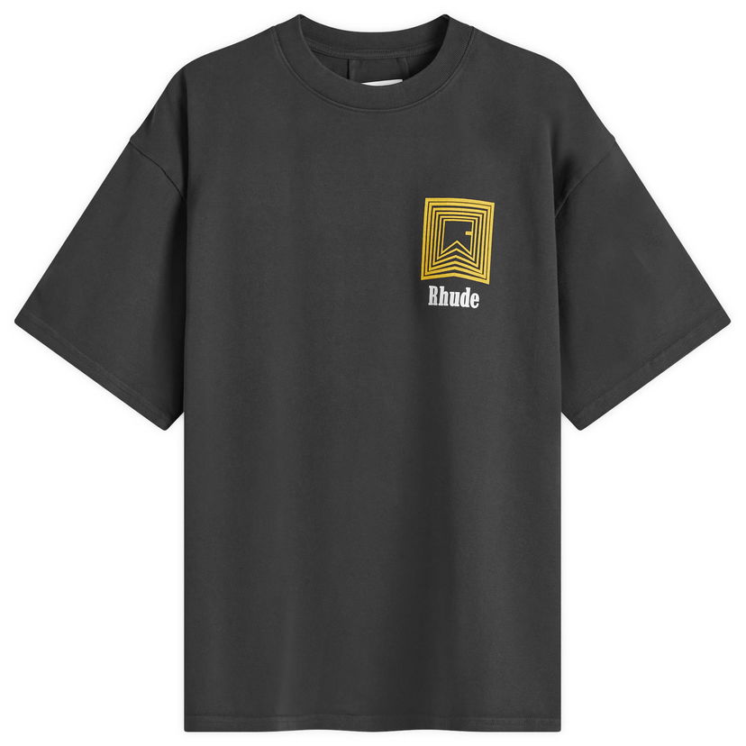 Majica kratkih rukava Rhude Chevron Logo T-Shirt Crna | RHFW24TT060122306