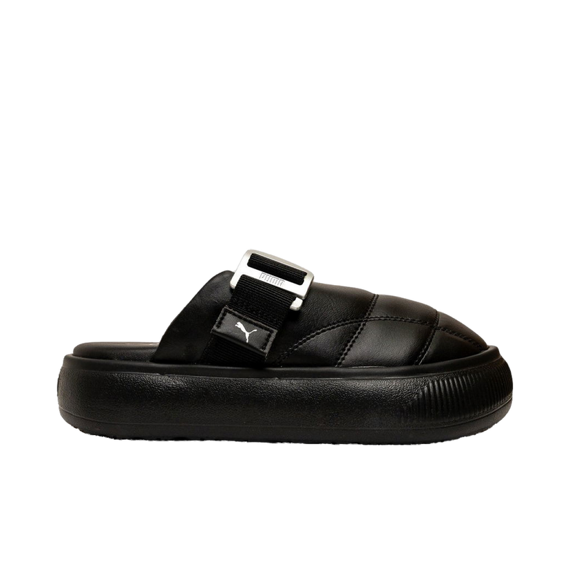 Tenisice i cipele Puma Suede Mayu Leather Mule Black Silver (Women's) Crna | 388598-01