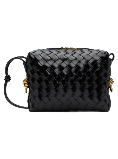Torba za rame Bottega Veneta Small Loop Camera Bag Crna | 736130 V2GV1
