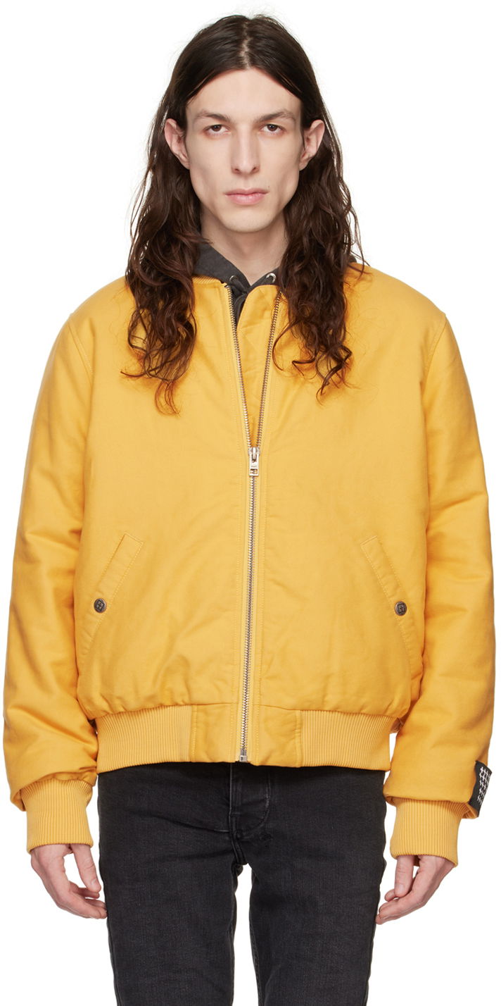 Bomber jakna Ksubi Royalty Bomber Jacket Žuta | MPS23JK011