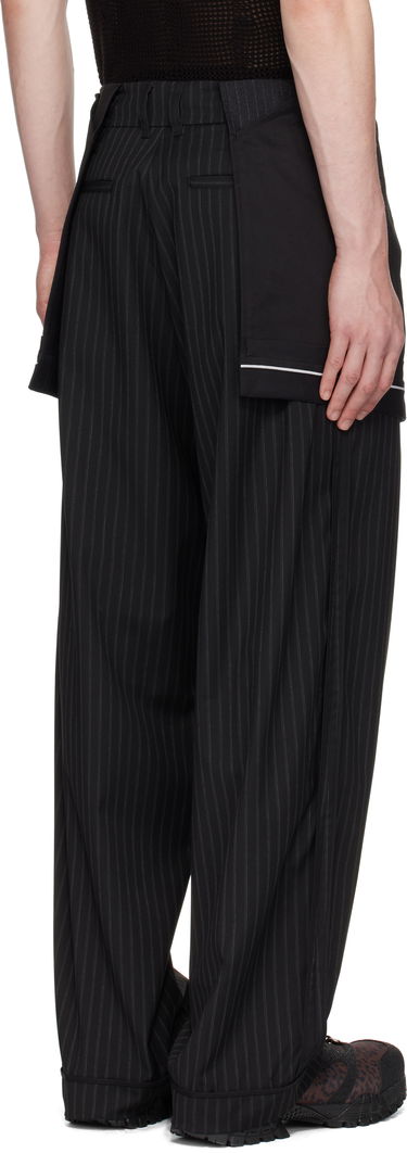 Hlače Andersson Bell Inside Out Stripe Trousers Crna | apa813m, 2
