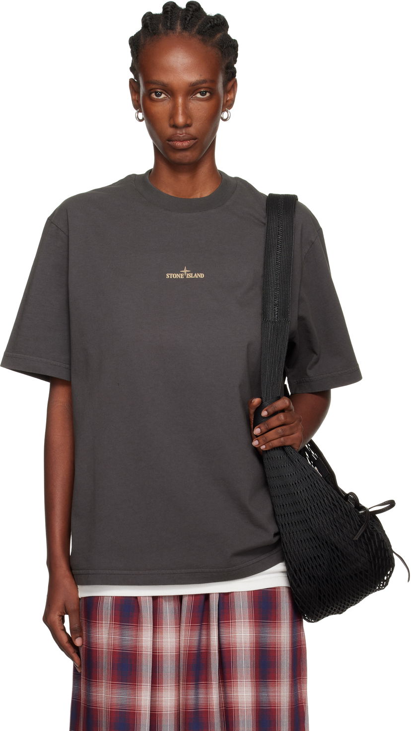 Majica kratkih rukava Stone Island Stone Island Combed Organic Cotton Jersey T-Shirt Siva | K2S15 2100037 S0197