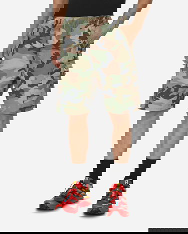 Kratke hlače Stüssy Ripstop Cargo Beach Shorts Zelena | 112297E CAMO, 0