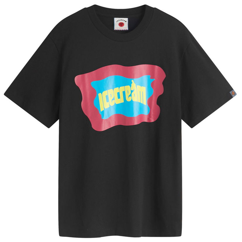 Majica kratkih rukava BBC IceCream ICECREAM Block Logo T-Shirt, Size Large Crna | IC25143-BLK