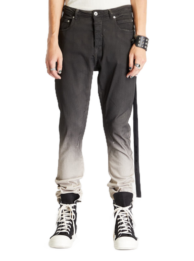 Jeans Rick Owens Detroit Cut Jeans Siva | DU02C5366 SBEDE 19D
