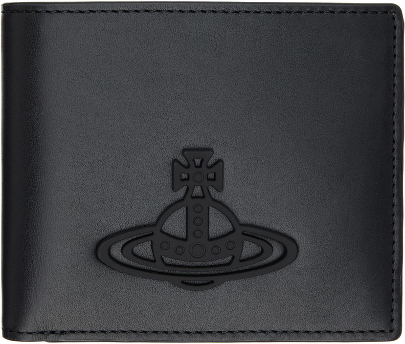 Novčanik Vivienne Westwood Vivienne Westwood Leather Bifold Wallet with Orb Crna | 5107004LM-L00AR-
