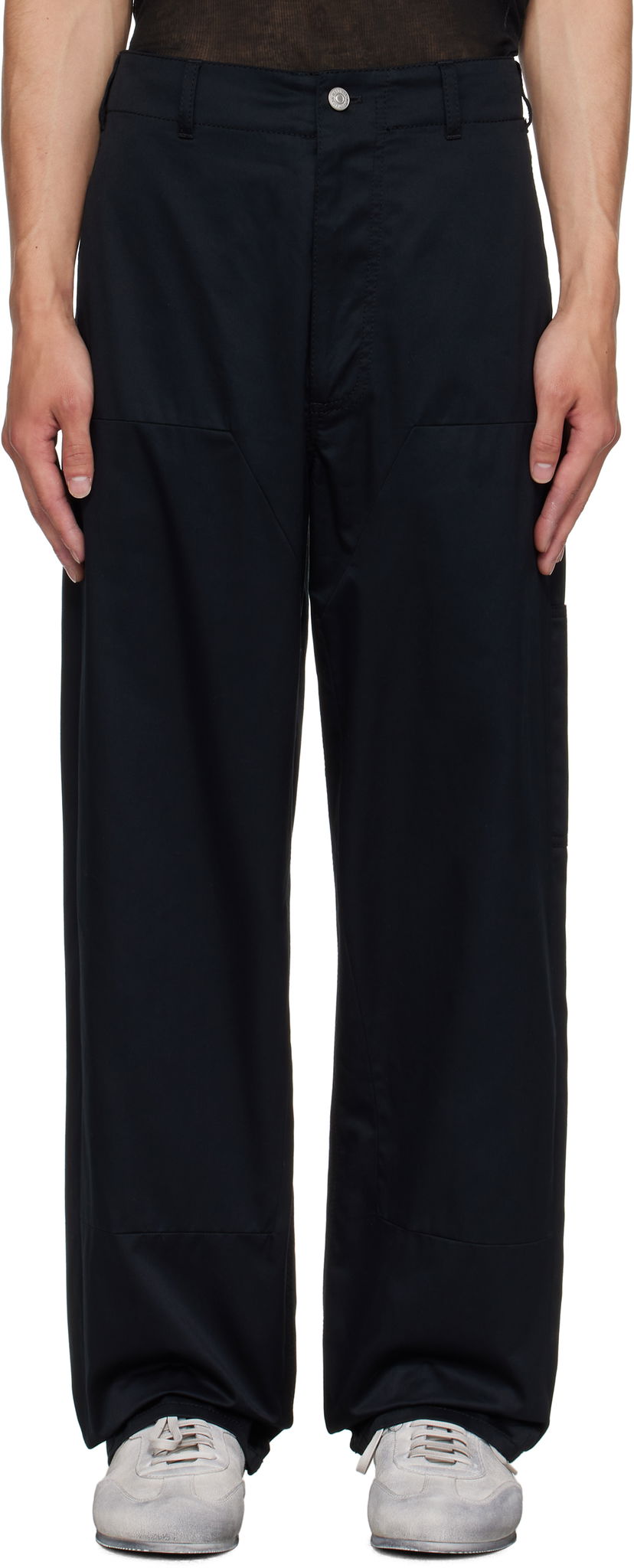 Hlače Maison Margiela MM6 Maison Margiela Cotton Trousers Crna | SH0KA0046 M35368