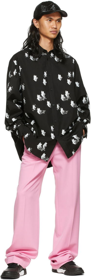 Košulja We11done Angels Print Shirt Crna | WD-BL1-22-213-U-BK, 3