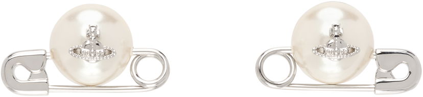 Naušnice Vivienne Westwood Jordan Earrings Metalik | 6201035F-02P154-