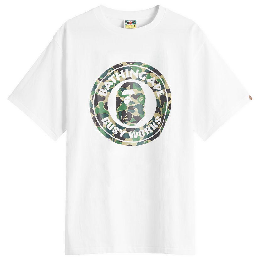 Majica kratkih rukava BAPE Abc Camo Busy Works Tee Large Bijela | 001TEL301006M-WGN