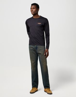 Jeans Wrangler Frontier Low Stretch Relaxed Straight Jeans 38x34 Plava | 112370956:38:34, 1