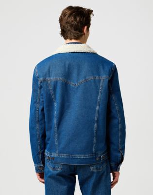 Jakna Wrangler Wrangler Sherpa Classic Jacket Plava | 112371440:S