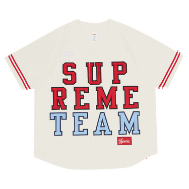 Dres Supreme Denim Baseball Jersey Bijela | FW22KN11 WHITE, 0