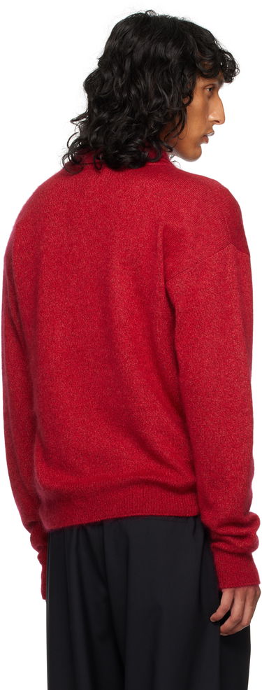 Džemper The Row Gere Knit Polo Sweater Crvena | 625-Y872, 2