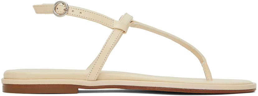 Dodaci Aeyde Aeyde Nala Thong Sandals Bež | A11-FS-TTTR08FL48-SS24-100-007