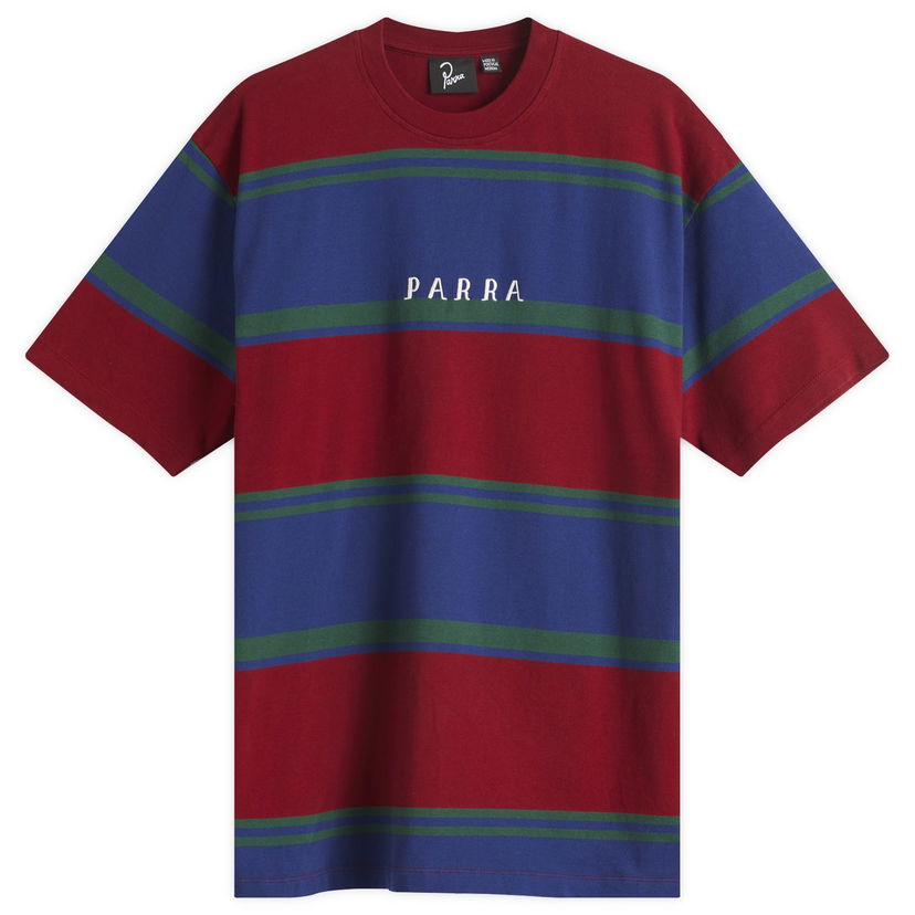 Majica kratkih rukava By Parra Parra Guess This Striped T-Shirt Crvena | 53320-Red