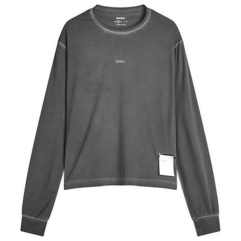 Majica kratkih rukava Satisfy Auralite Long T-Shirt, Size Medium Siva | 21001-PB-SAB