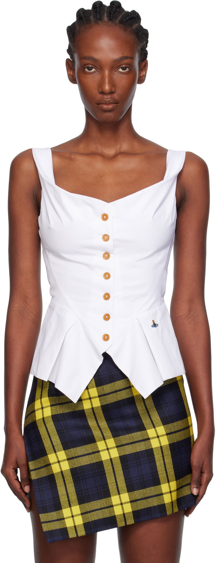 Majica bez rukava Vivienne Westwood Vivienne Westwood Monday Vest Top Bijela | 15050012-W009Q-