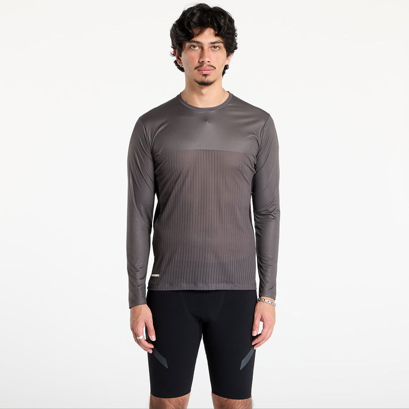 Majica kratkih rukava Soar Running SOAR Long Sleeve Hot Weather T-Shirt Siva | SS25-SLS5M-BLK