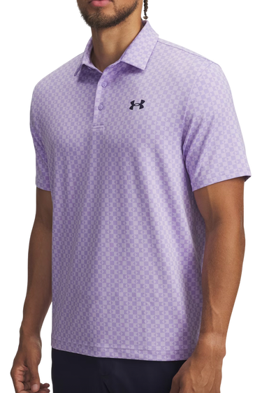 Polo majica Under Armour Playoff 3.0 Checked Printed Polo Ljubičasta | 1378677-538, 0