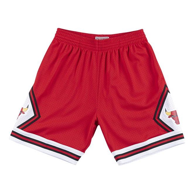 Kratke hlače Mitchell & Ness Mitchell & Ness Chicago Bulls Shorts Crvena | SMSHGS18500-CBUSCAR75