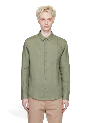 Košulja A.P.C. Green Cassel Zelena | LIAEK-H12545