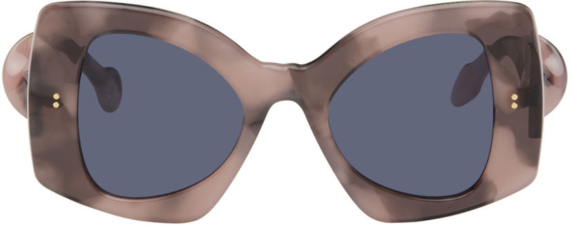 Sunčane naočale JW Anderson SSENSE Exclusive Pink Twister Sunglasses Siva | JWA04