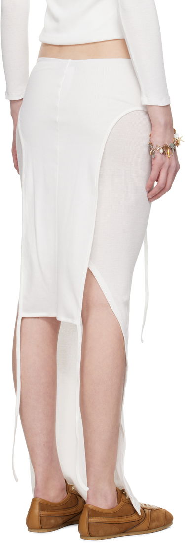 Suknja Eckhaus Latta Eckhaus Latta Flip Midi Skirt Bijela | 1206-EL-PS25-CH -, 2