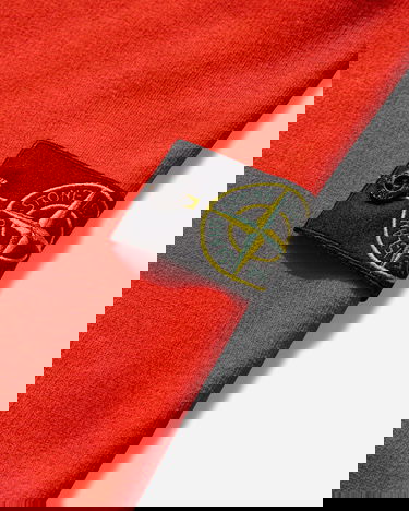 Dukserice Stone Island Garment Dyed Crewneck Sweatshirt Crvena | K2S15-6100028-S0A20 V0018, 4