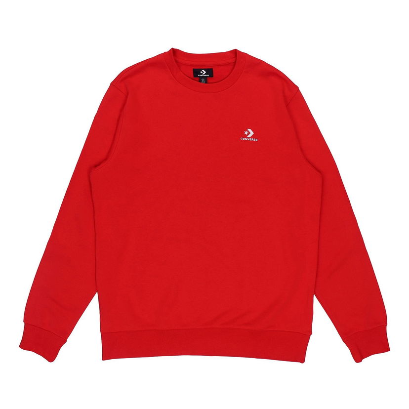 Džemper Converse Converse Casual Round Neck Pullover Crvena | 10020345-A11