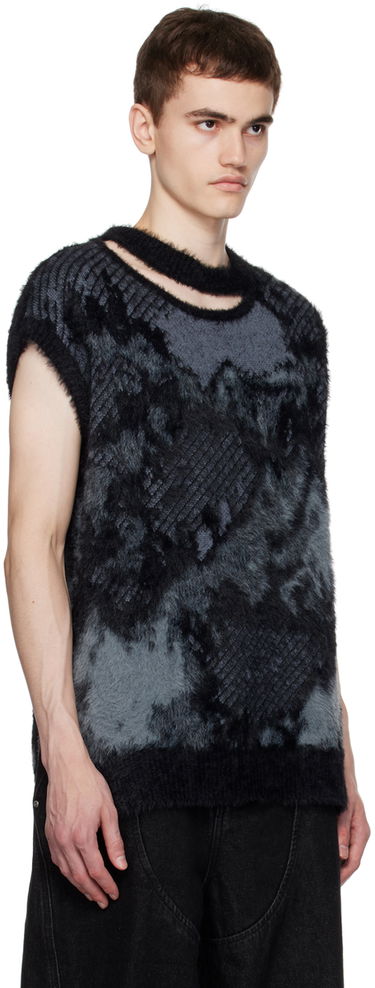 Džemper Feng Chen Wang Feng Chen Wang Landscape Painting Sleeveless Sweater Siva | FUF16KT14, 1