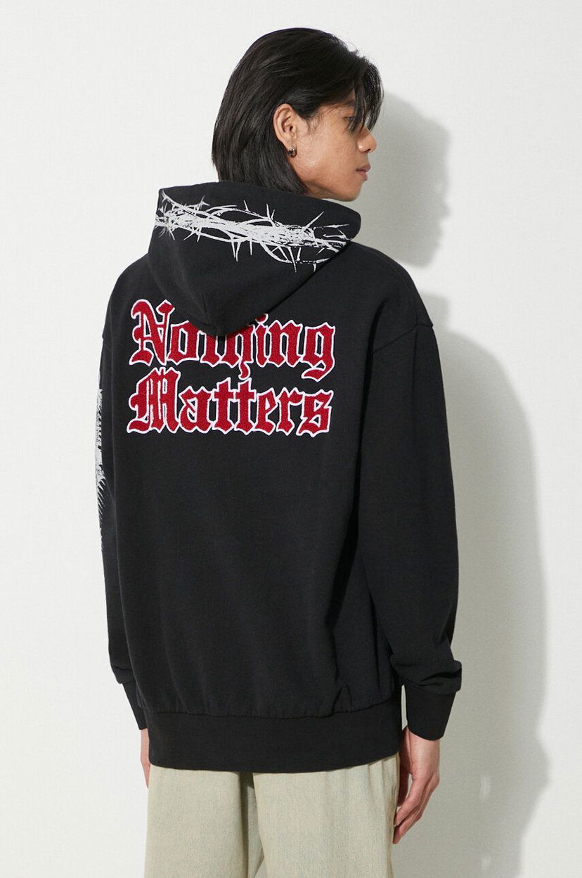 Dukserice Aries Nothing Matters Embroidered Hoodie Crna | SUAR20011X