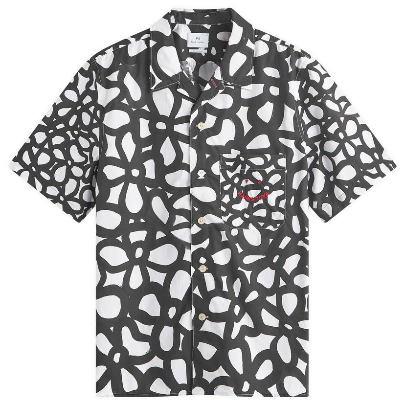 Košulja Paul Smith Paul Smith Flower Vacation Shirt, Size Large Bijela | M2R-179XM-N22178-1