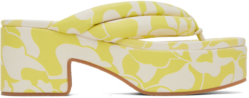Kratke hlače Dries Van Noten Dries Van Noten Platform Thong Sandals Žuta | WS241-251-553