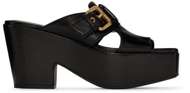 Odjeća BY FAR BY FAR Lenka Platform Heeled Sandals Crna | 22SSLNKMBLGLS, 0