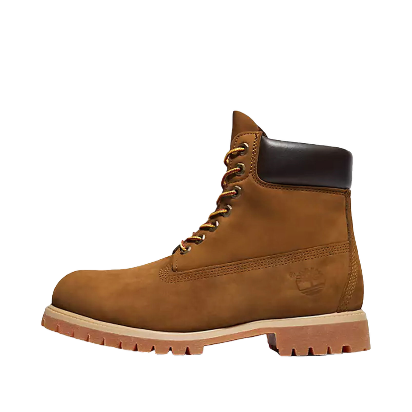 Tenisice i cipele Timberland Premium 6 Inch Lace Up Waterproof Dark Wheat Nubuck Smeđa | TB072066-EBL