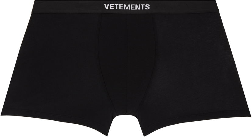 Bokserice VETEMENTS Vetements Logo Boxer Briefs Crna | MH76UN400BB