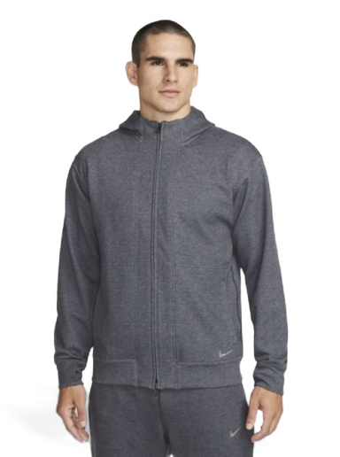 Dukserice Nike Yoga Dri-FIT Full-Zip Fleece Hoodie Crna | DQ4876-011