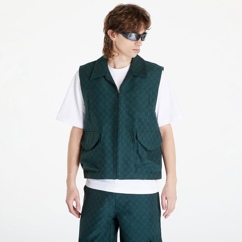 Prsluk DAILY PAPER Benji Monogram Vest Zelena | 2411040