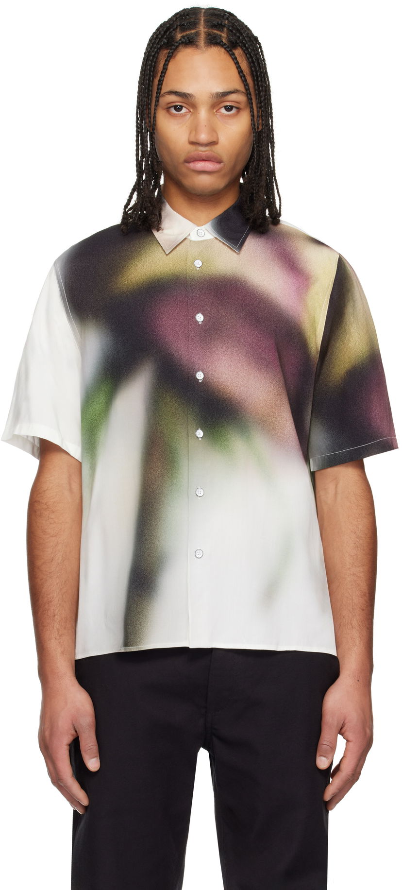 Košulja rag & bone Rag & Bone Dalton Rose-Print Shirt Višebojno | MBW24HA015RSML