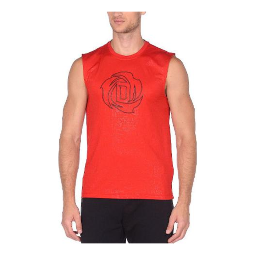 Majica bez rukava adidas Originals Chicago Bulls Derrick Rose Men's Tank Crvena | CW6888