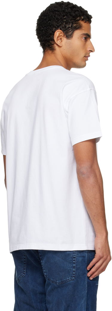 Majica kratkih rukava Diesel Short-Sleeve Crewneck Graphic Print T-shirt Bijela | A19571-0PLAT-100, 2