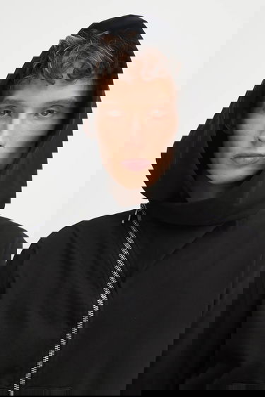 Dukserice Rick Owens Rick Owens DRKSHDW Mountain Hoodie Crna | DU02E7286.RIG, 3