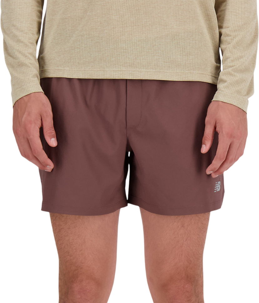 Kratke hlače New Balance AC Lined Short 5" Tamnocrvena | ms41290-lie