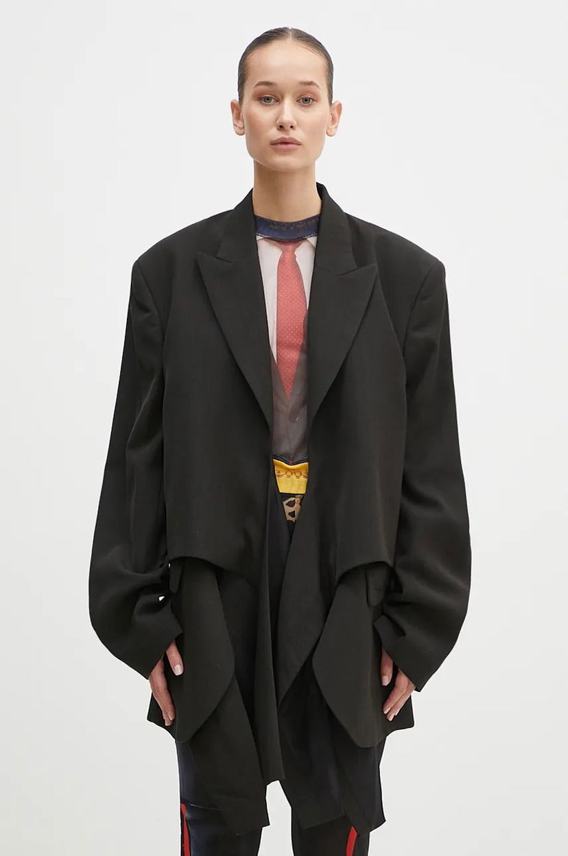 Jakna Martine Rose Oversized Knotted Tailored Jacket Crna | 351WT05006